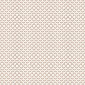 Grafisch behang Profhome 379581-GU vliesbehang glad design glanzend roze wit 5,33 m2