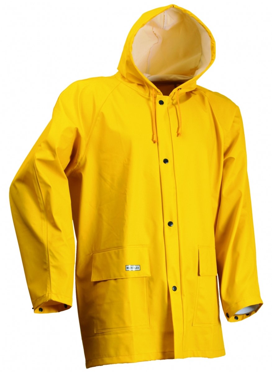 Gele regenjas van Lyngsøe Rainwear Geel