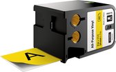 DYMO XTL multifunctionele labels van vinyl | 54 mm x 7 m | zwart op geel