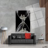 Luxe Plexiglas Schilderij Zandloper | 100x150 | Woonkamer | Slaapkamer | Kantoor | Muziek | Design | Art | Modern | ** 5MM DIK**
