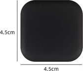 Repus - Siliconen Deurstopper - Deurbeschermer - Muurbescherming - Deurklink - Stoot rubber - Zelfklevend - Set van 2 - Zwart