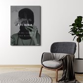 Luxe Canvas Schilderij Evil Woman | 100x150 | Woonkamer | Slaapkamer | Kantoor | Muziek | Design | Art | Modern | ** 2CM DIK! **