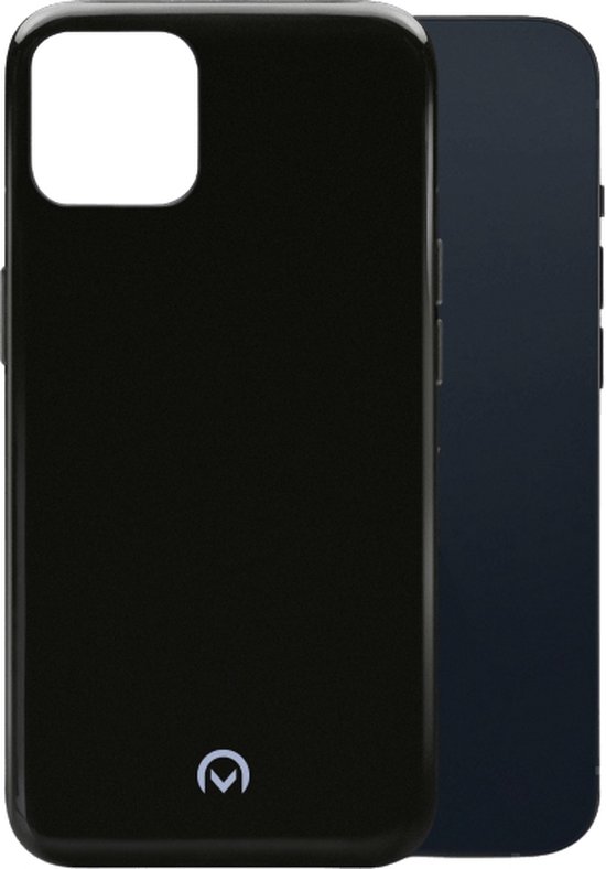 Mobilize Gelly Telefoonhoesje geschikt voor Apple iPhone 13 Mini Hoesje Flexibel TPU Backcover - Zwart