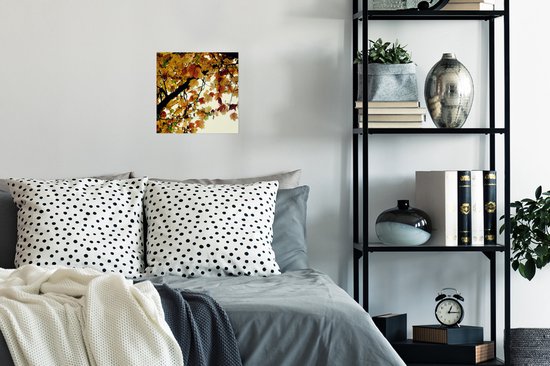 Poster Arbres - Feuilles d'Automne - Nature - 30x30 cm
