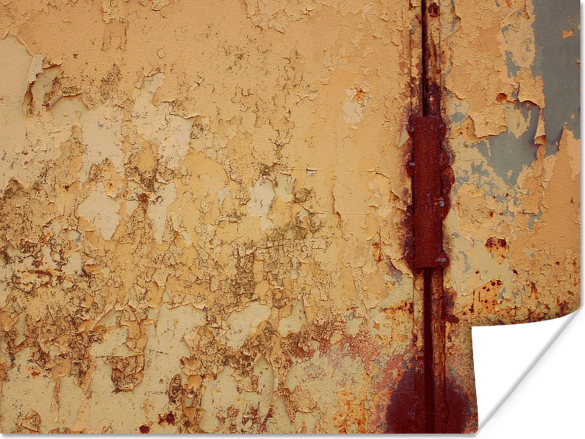 Poster Industrieel - Roest - Staal - IJzer - 80x60 cm