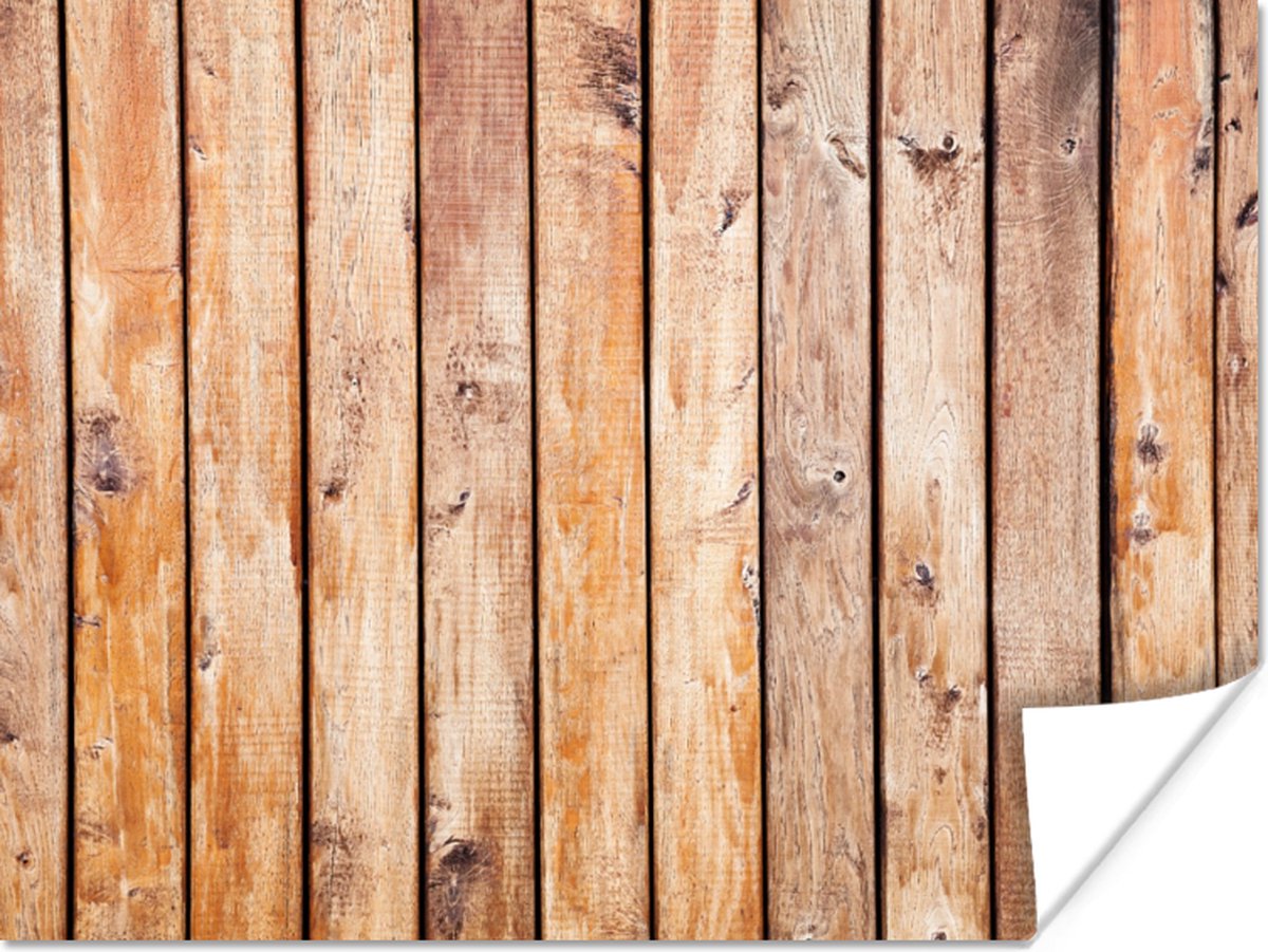 Poster Planken - Hout - Structuur - 40x30 cm