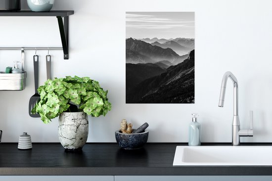 Poster Montagnes - Nature - Brouillard - 30x40 cm