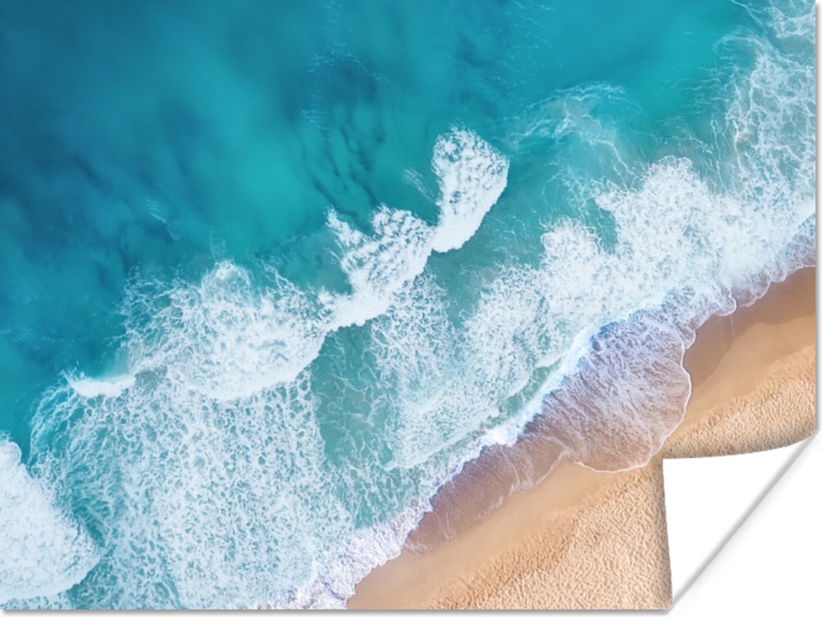 Poster Strand - Water - Zee - 40x30 cm
