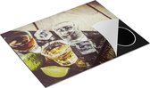 Chefcare Inductie Beschermer Alcoholische Drankjes - Drank - 77x59 cm - Afdekplaat Inductie - Kookplaat Beschermer - Inductie Mat