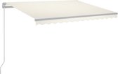 vidaXL Auvent à vidaXL manuelle avec LED 300x250 cm Crème