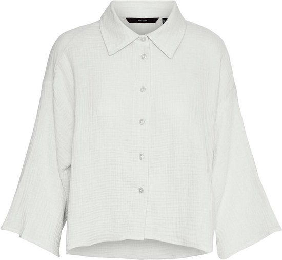 Vmnatali Crop Shirt Silver Lining
