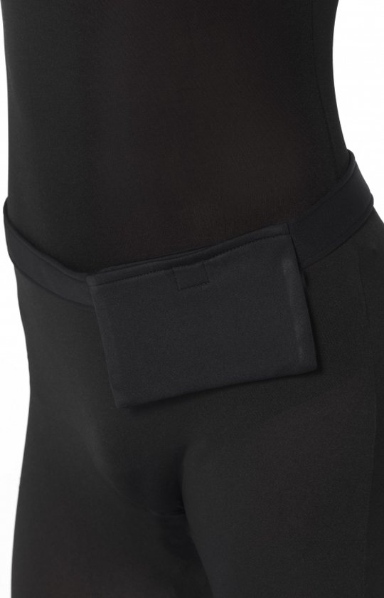 Zwart Morphsuit-kostuum voor heren - Verkleedkleding