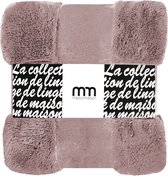 Maison Maison - Plaid - Ours en peluche - Unicolore Violet Glace - 240x200cm