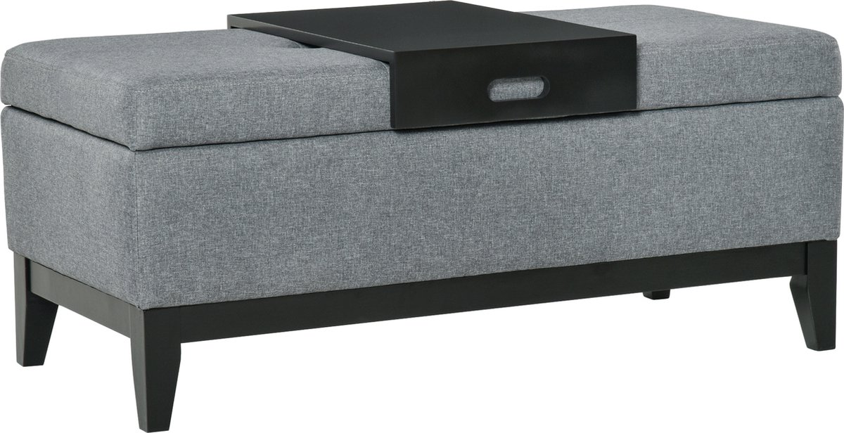 Homcom Sitzbank mit abnehmbarem Tablett 833 350