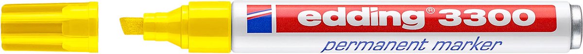 Permanent marker Edding 3300-05 geel  betreft 1 stuk