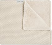 Baby's Only Gebreide wiegdeken teddy - Baby deken Sky - Dekentje voor jongens en meisjes - 2.7 TOG - 70x95 cm - Warm Linen - Herfst & winter deken