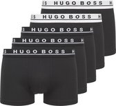 Hugo Boss - Boxershorts 5-Pack Essentials Zwart - Heren - Maat XL - Body-fit