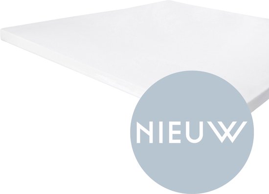 Drap-housse en jersey extensible Walra - Blanc - 160x200 / 210