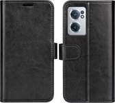 OnePlus Nord CE 2 Hoesje - MobyDefend Wallet Book Case (Sluiting Achterkant) - Zwart - GSM Hoesje - Telefoonhoesje Geschikt Voor OnePlus Nord CE 2