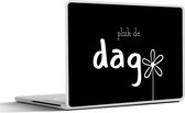Autocollant pour ordinateur portable - 11,6 pouces - Citations - Proverbes - Saisir le jour - Carpe diem - 30x21cm - Autocollants pour ordinateur portable - Skin pour ordinateur portable - Housse