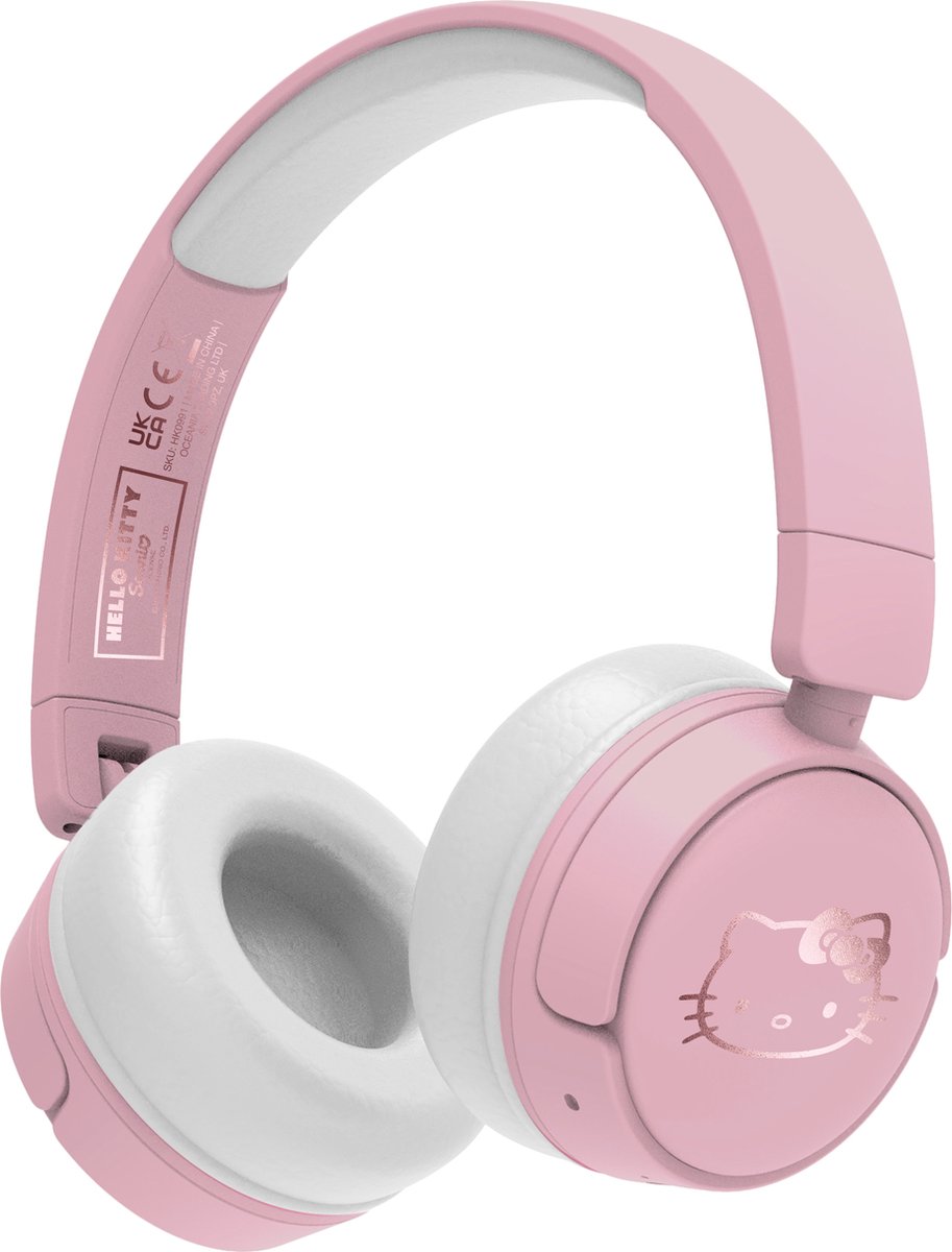 Hello Kitty - draadloze junior koptelefoon - met volumebegrenzing - microfoon - lange batterijduur - OTL Technologies