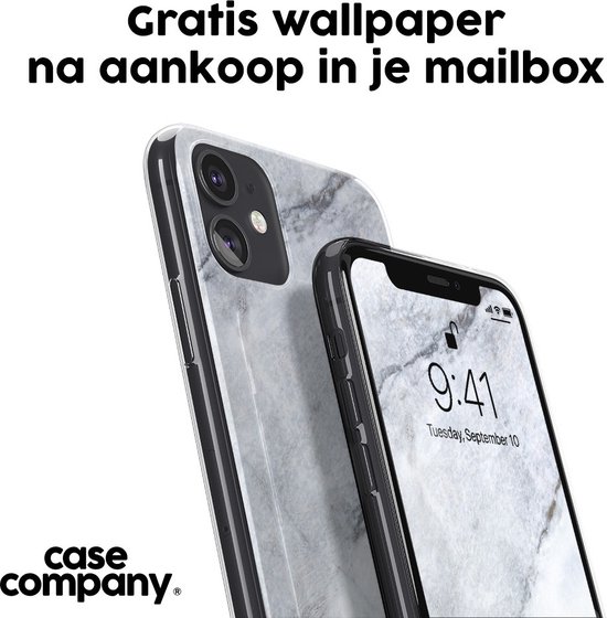 Case Company® - Coque Samsung Galaxy Note 10 - Marbre Witte - Coque souple pour téléphone - Protection sur tous les côtés et bord de l'écran