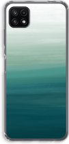 Case Company® - Hoesje geschikt voor Samsung Galaxy A22 5G hoesje - Ocean - Soft Cover Telefoonhoesje - Bescherming aan alle Kanten en Schermrand