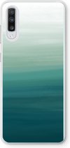 Case Company® - Hoesje geschikt voor Samsung Galaxy A70 hoesje - Ocean - Soft Cover Telefoonhoesje - Bescherming aan alle Kanten en Schermrand