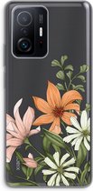 Case Company® - Hoesje geschikt voor Xiaomi 11T hoesje - Floral bouquet - Soft Cover Telefoonhoesje - Bescherming aan alle Kanten en Schermrand