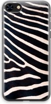 Case Company® - iPhone 8 hoesje - Zebra - Soft Cover Telefoonhoesje - Bescherming aan alle Kanten en Schermrand