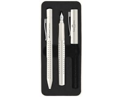 Faber-Castell Grip 2010 - schrijfset balpen en vulpen - in giftbox - Harmony coconut milk - FC-201527