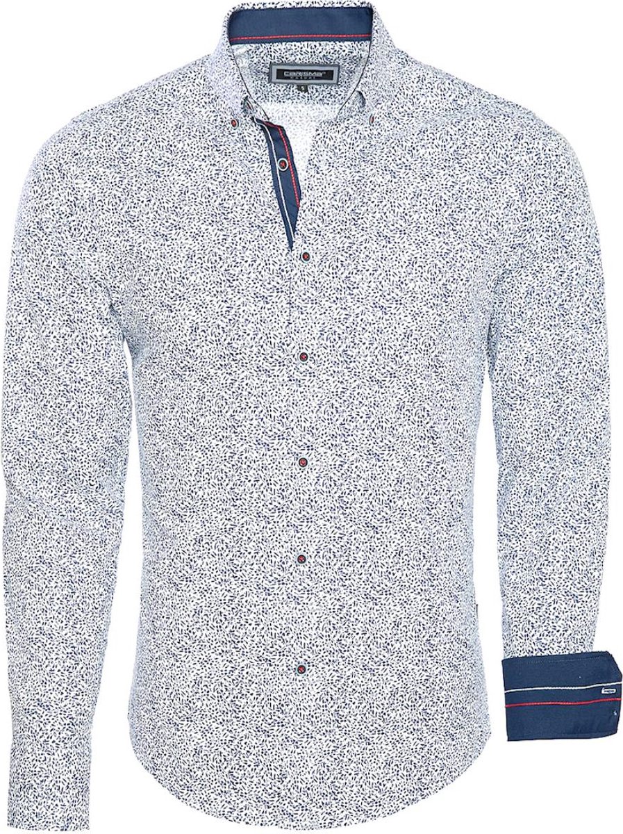 Carisma Overhemd Lange Mouw Met Bloemenprint Wit 8531 - M