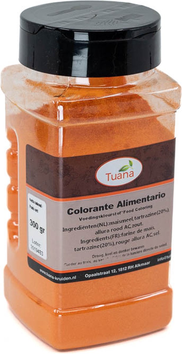 Goedkoopste Tuana Kruiden - Colorante Zafran - Strooibus 200 Gram - Kruiden Zonder Zout - MP-C-0021
