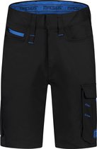 Pantalon de travail court Macseis Proneon noir/bleu roi taille 54