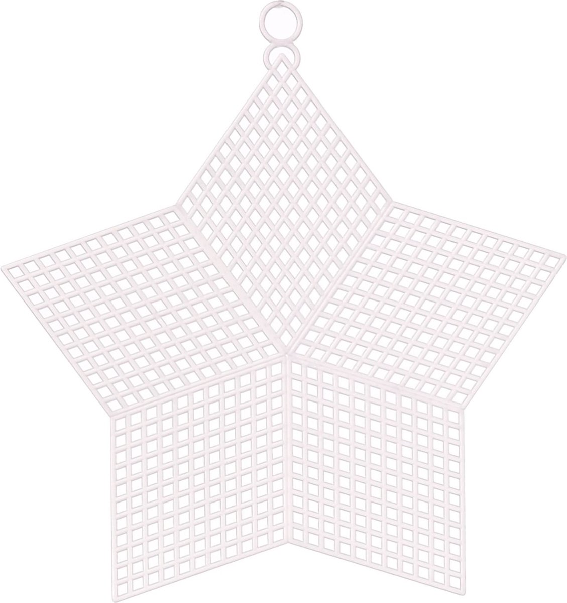 Vaessen Creative Plastic Stramien - Star - 14cm - 6 stuks