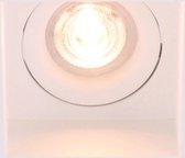 Trimless inbouwspot randloos Nova Luce - wit aluminium - kantelbaar draaibaar - 1xGu10