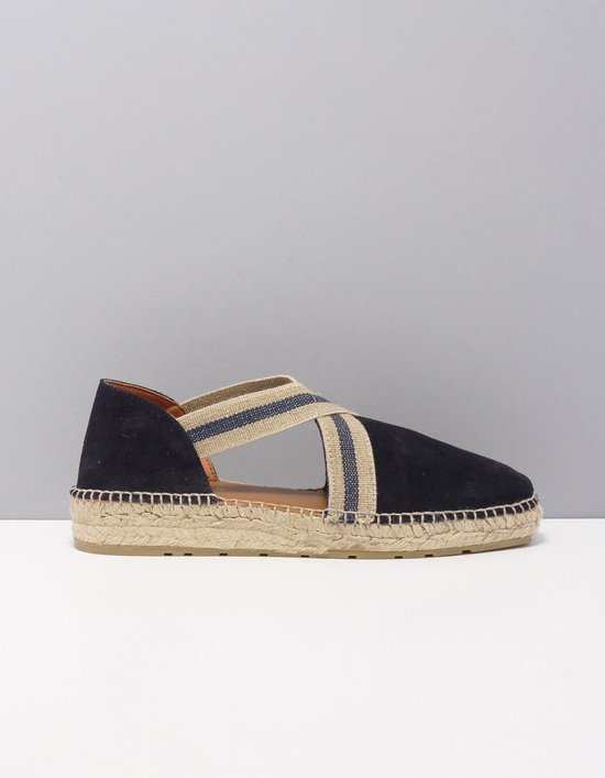 VIGUERA 1890 espadrilles dames blauw  vitelo ocean suede 39