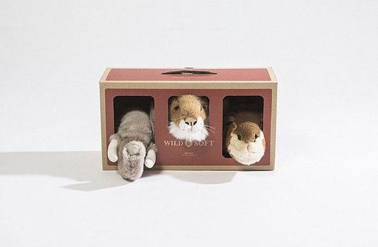 Wild&Soft  Babykameraccessoires - Mini Dierenkoppen - Safari - Wild&Soft