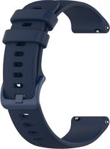 Bracelet en Siliconen (bleu foncé), adapté pour Garmin Vivoactive 3, Venu 2 Plus, Venu SQ, Forerunner 55 et Forerunner 245