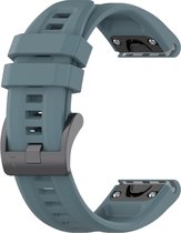 Bracelet en Siliconen (bleu pierre), adapté pour Garmin Fenix 5S, Fenix 5S Plus, Fenix 6S, Fenix 6S Pro, Fenix 7S
