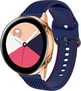 Siliconen bandje - geschikt voor Samsung Galaxy Watch 6 / Watch 6 Classic / Watch 5 / Watch 5 Pro / Watch 4 / Watch 4 Classic / Watch 3 41 mm / Active / Active 2 / Watch 42 mm - blauw / rood