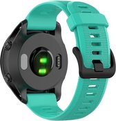 Siliconen bandje - geschikt voor Garmin Forerunner 935 / 945 / 955 / 965 / 745 - mintgroen