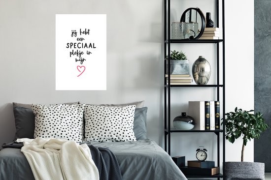 Affiche Citations - Amour - Tu as une place spéciale dans mon coeur - Proverbes - 40x60 cm