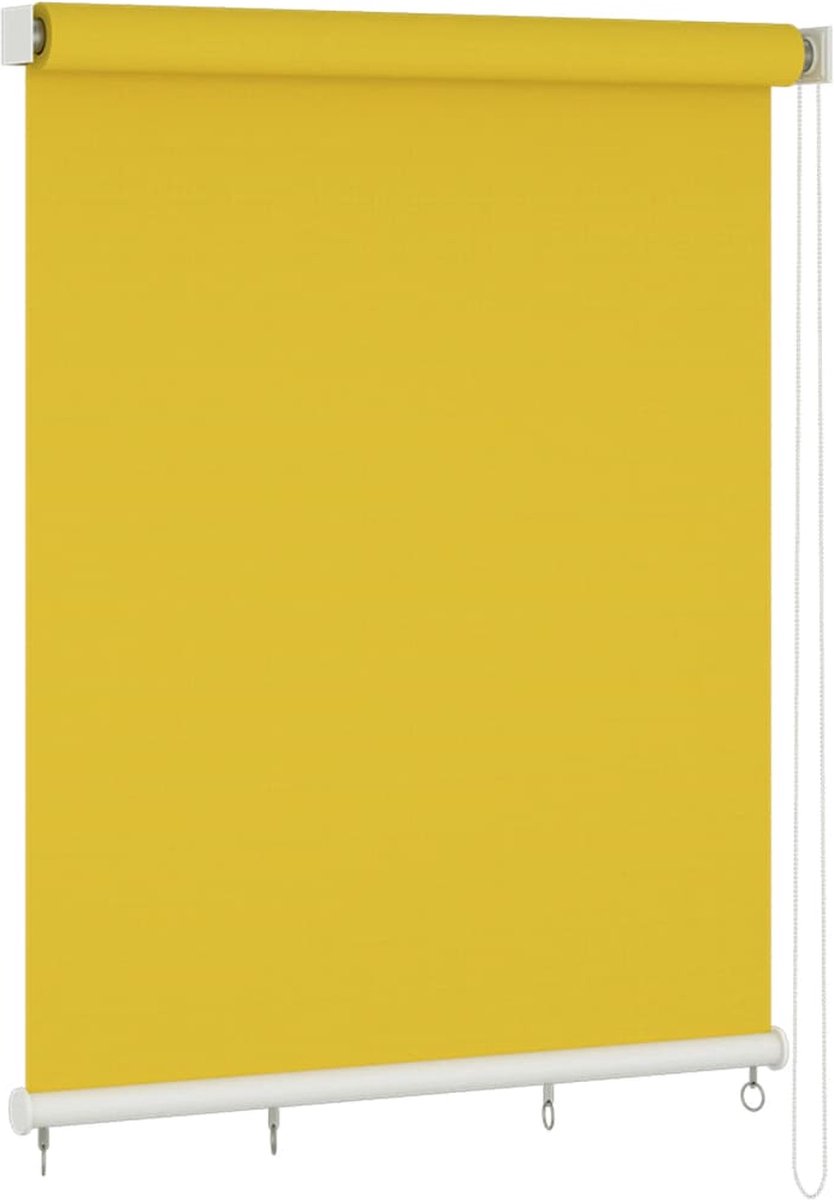 VidaLife Rolgordijn voor buiten 200x140 cm geel