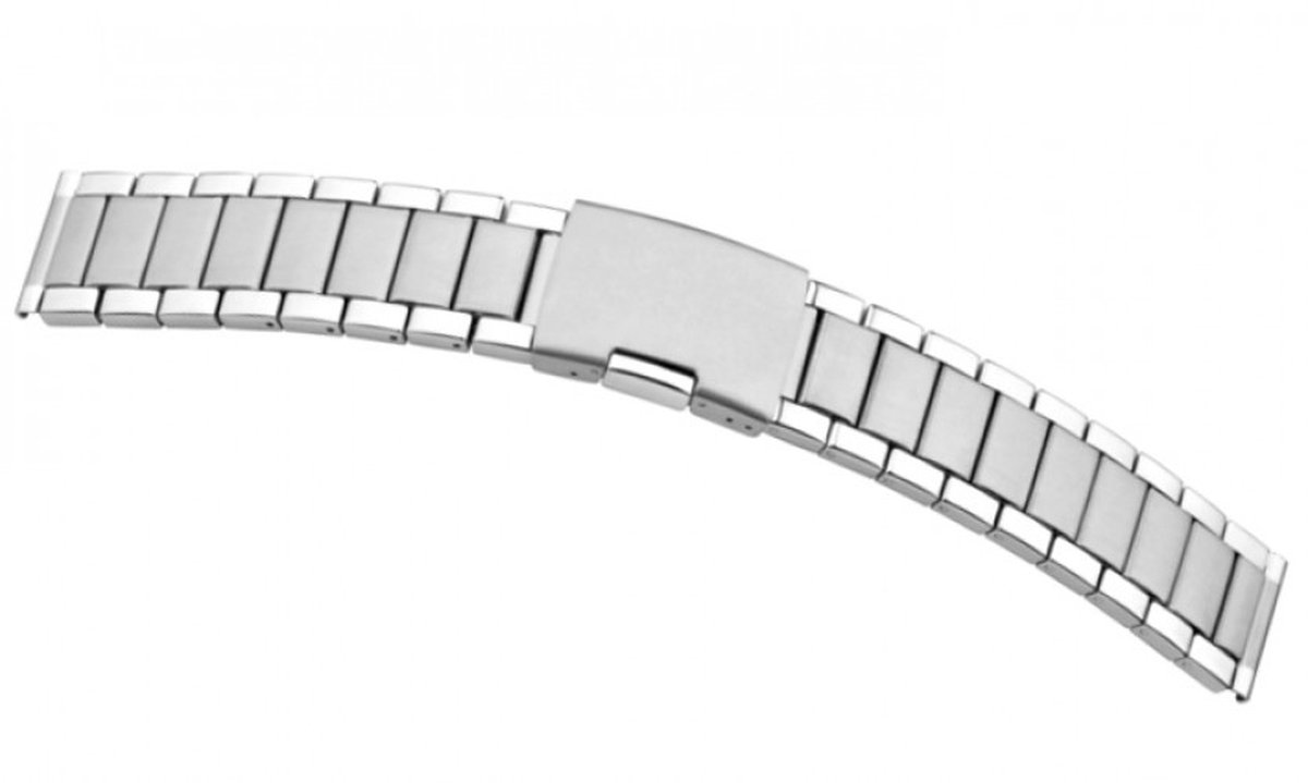 Horlogeband Metaal Havana - StaaL - 24mm