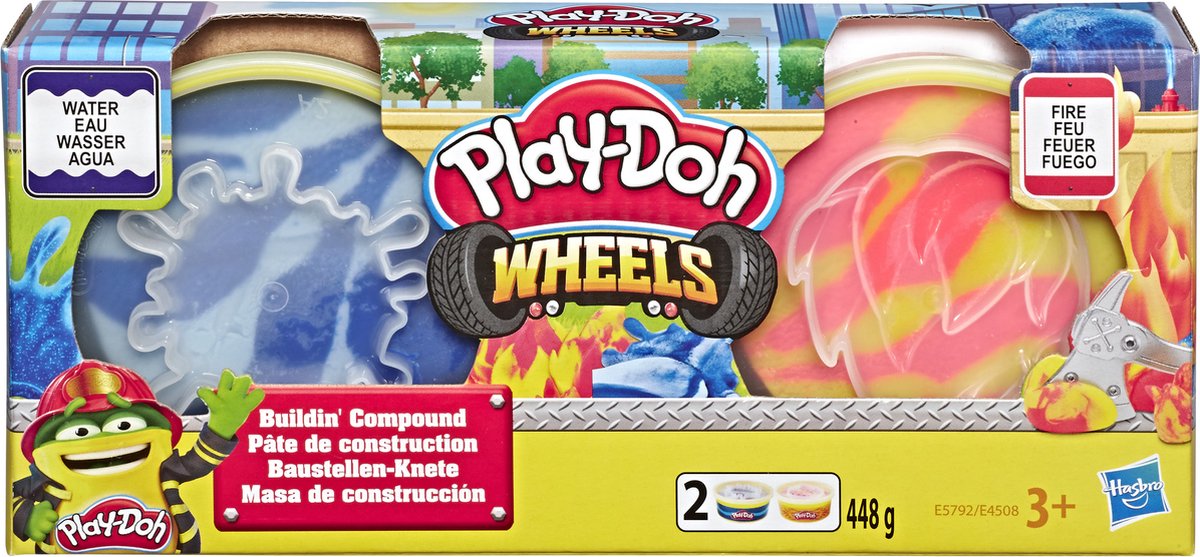 Play-Doh Wheels - Fogo E Água - Hasbro - E5792