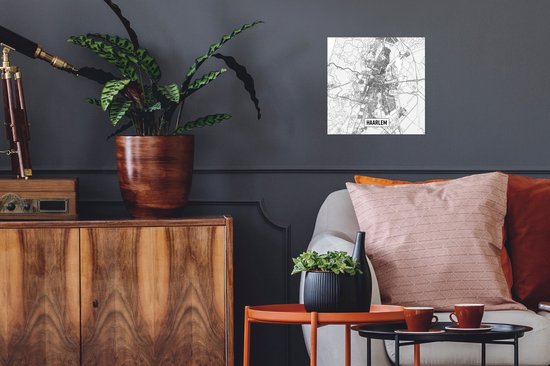 Affiche Plan de la ville Haarlem - 30x30 cm - Carte