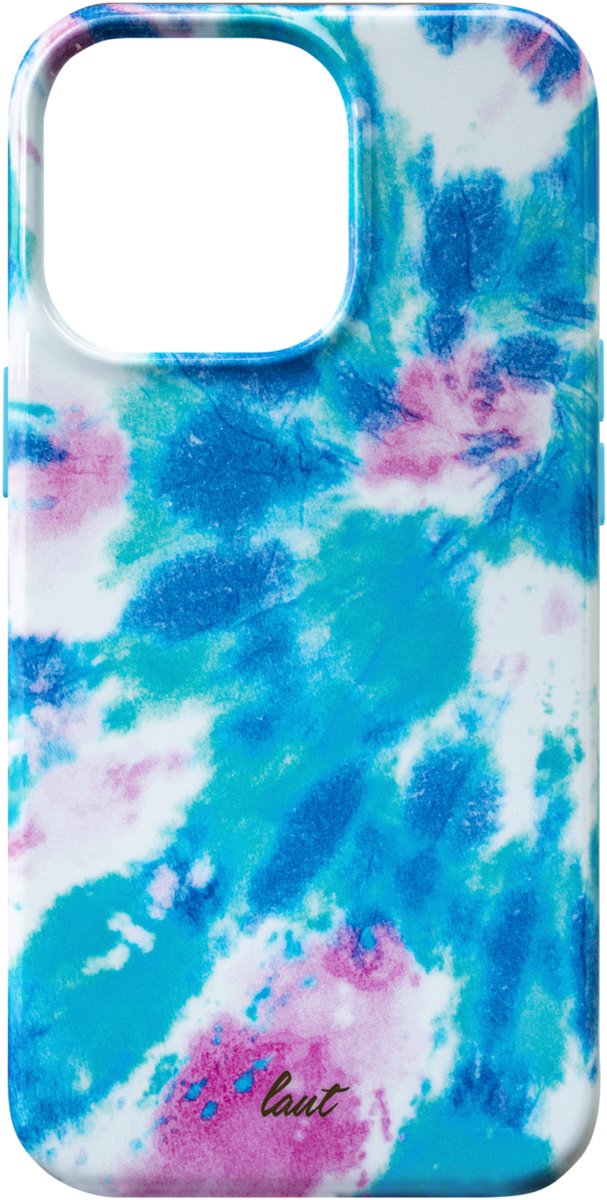 Laut Huex Tie Dye hoesje voor iPhone 13 Pro Max - blauw