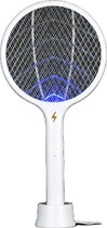 Slimtron elektrische vliegenmepper - muggenmepper - insectenlokker met licht - USB oplaadbaar - UV licht tegen vliegen & muggen