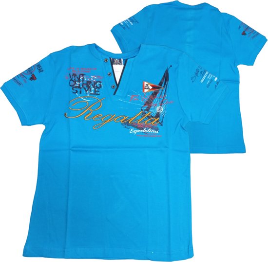 T shirt Regatta blauw -Violento-M-t-shirts heren